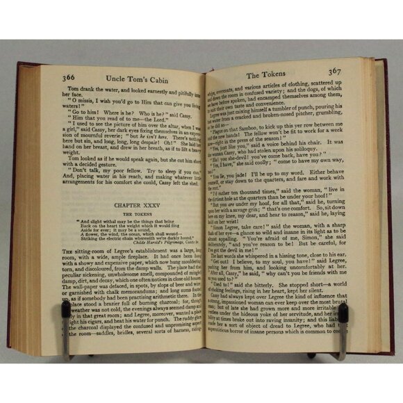 Uncle Tom's Cabin by Harriet Beecher Stowe Everyman's Library Leather 1922 - Picture 10 of 10